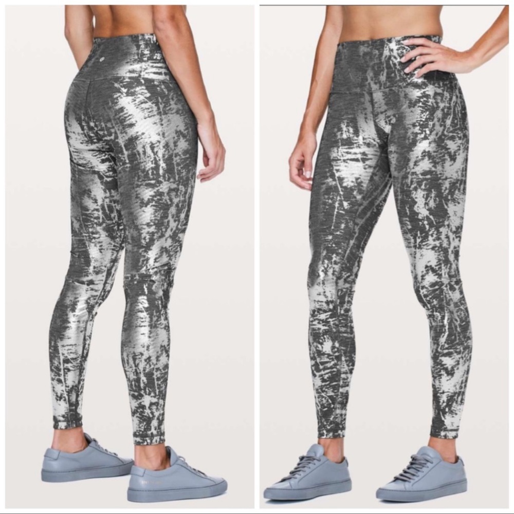 Lululemon Wunder Under Hi-Rise Tight Brindle Foil